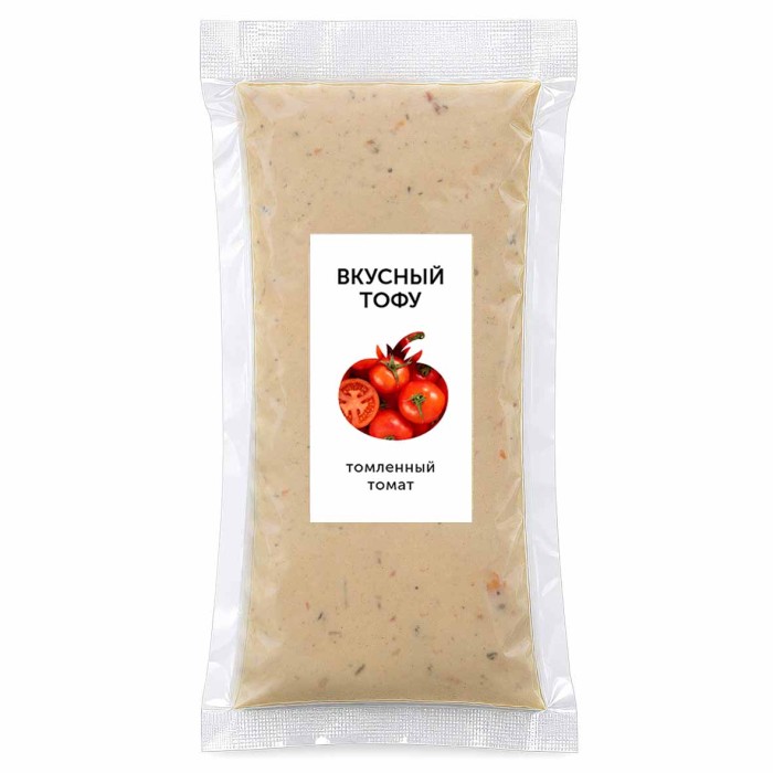 Сыр Вкусный Тофу томленный томат 120гр в/у