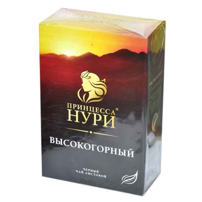 Чай Принцесса Нури Высокогорный черный лист 250гр к/у