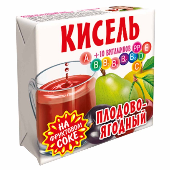 Кисель Трапеза плодово-ягодный 220гр брикет