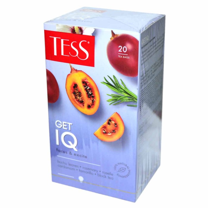 Чай Tess Get IQ черный 20*1,5гр к/у