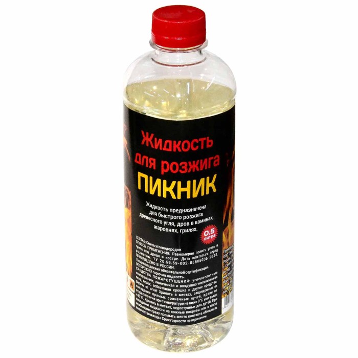 Жидкость для розжига Пикник 500мл пэт