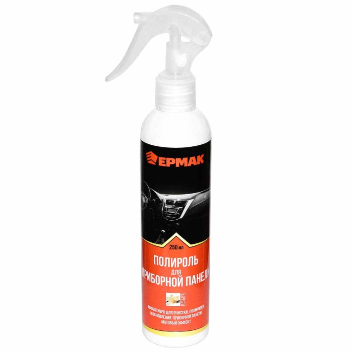 Полироль NG Ермак для приборной панели матовая ваниль 250мл пэт арт727-138