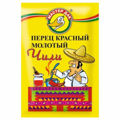Перец Мастер Дак красный молотый чили 10гр м/у