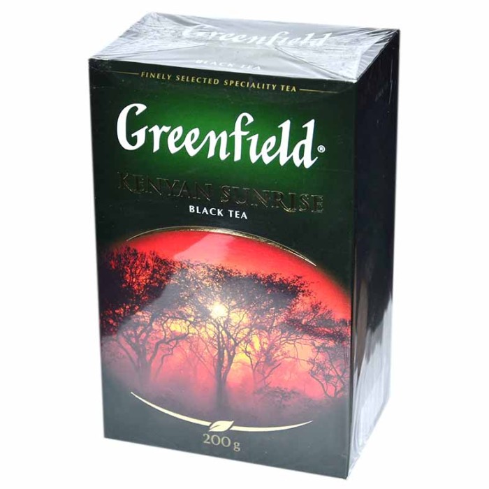 Чай Greenfield Kenian Sunrise черный 200гр к/у