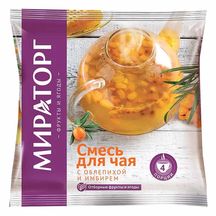 Смесь для чая Мираторг облепиха и имбирь 300гр м/у