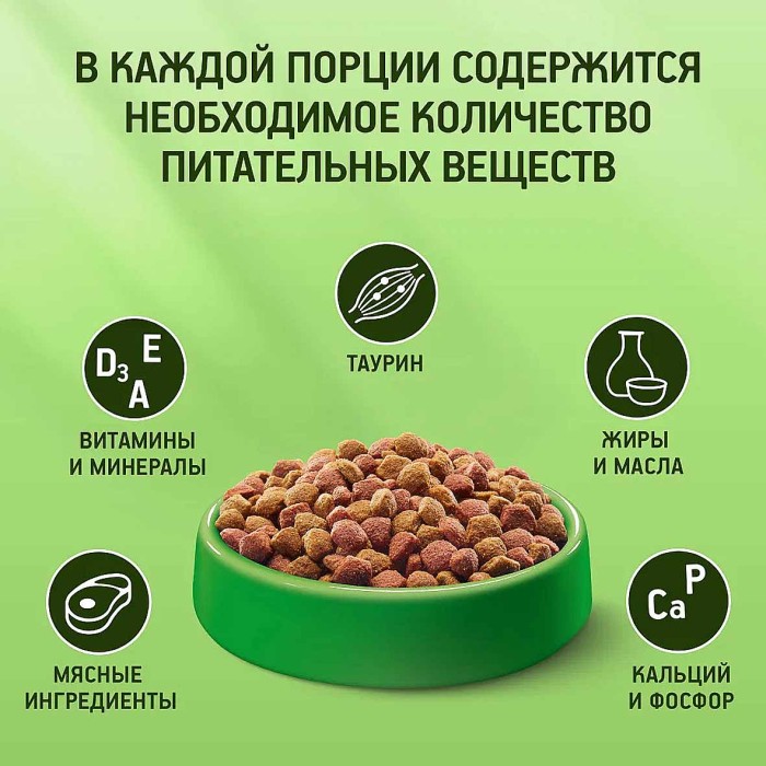 Корм для кошек Kitekat телятинка аппетит 1.3кг м/у