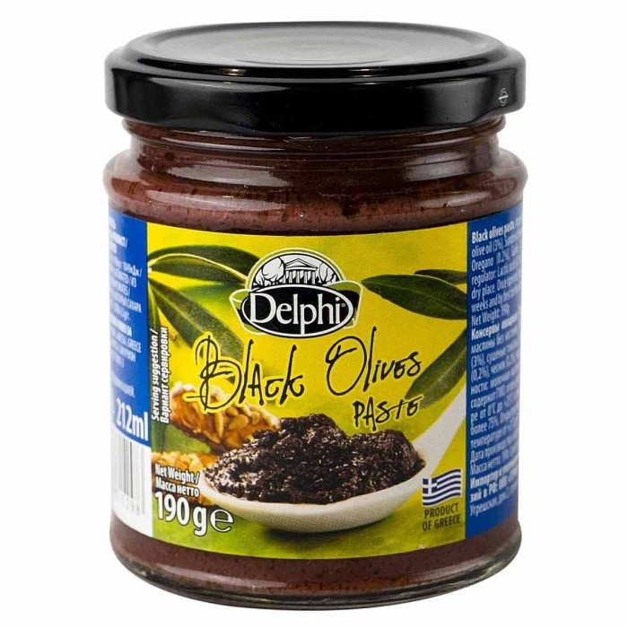 Паста Delphi из маслин 190гр ст/б