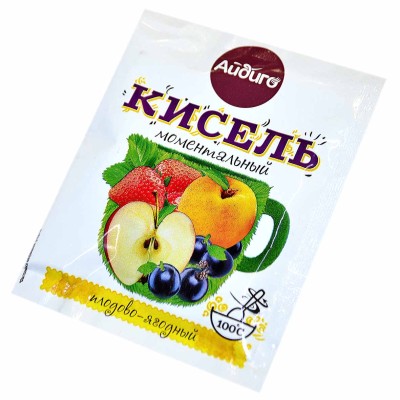 Кисель Айдиго плодово-ягодный 30гр м/у