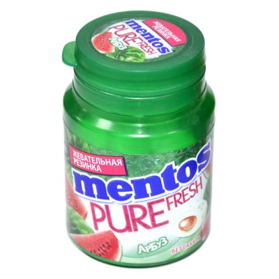 Резинка жевательная Mentos Pure Fresh Арбуз 54гр пэт