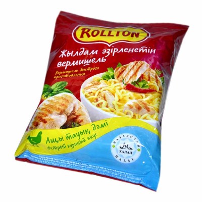 Лапша Роллтон острая курица 60гр м/у