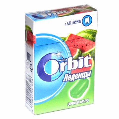 Леденцы Orbit сочный арбуз 35гр к/у