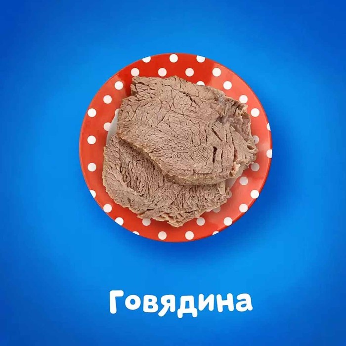 Пюре Агуша из говядины с 6мес 80гр ст/б