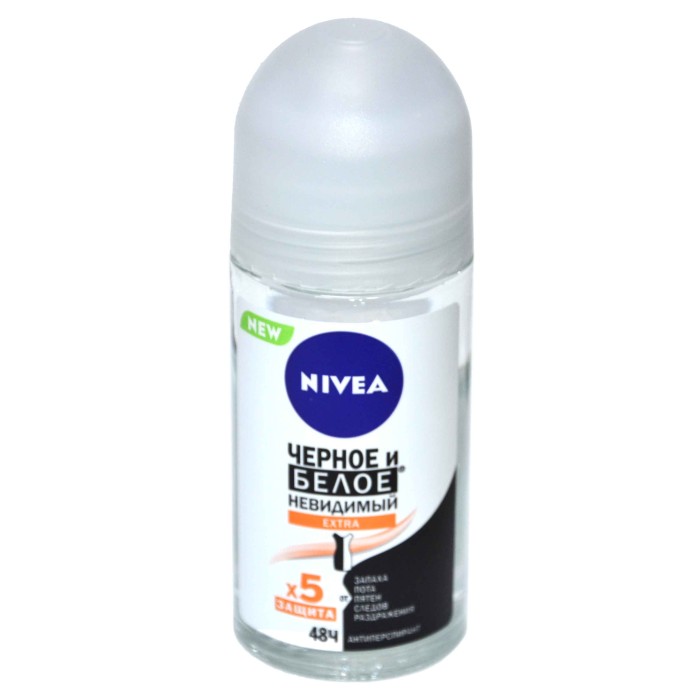 Дезодорант Nivea Черное и белое невидимый Extra 50мл пэт