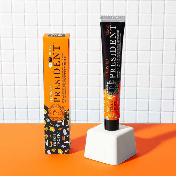 Паста зубная President Fresh tropic 12+ 70гр к/у