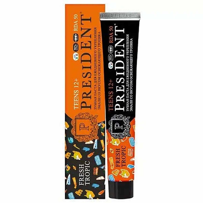 Паста зубная President Fresh tropic 12+ 70гр к/у