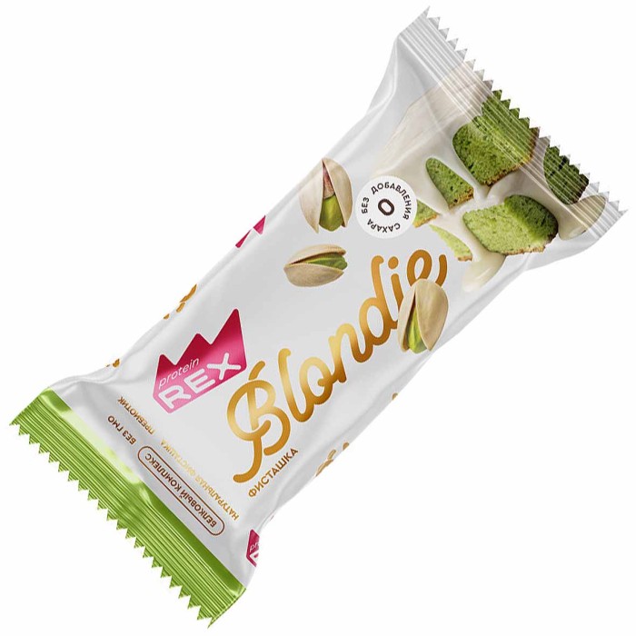 Пирожное протеиновое ProteinRex Blondie Фисташка 50гр м/у