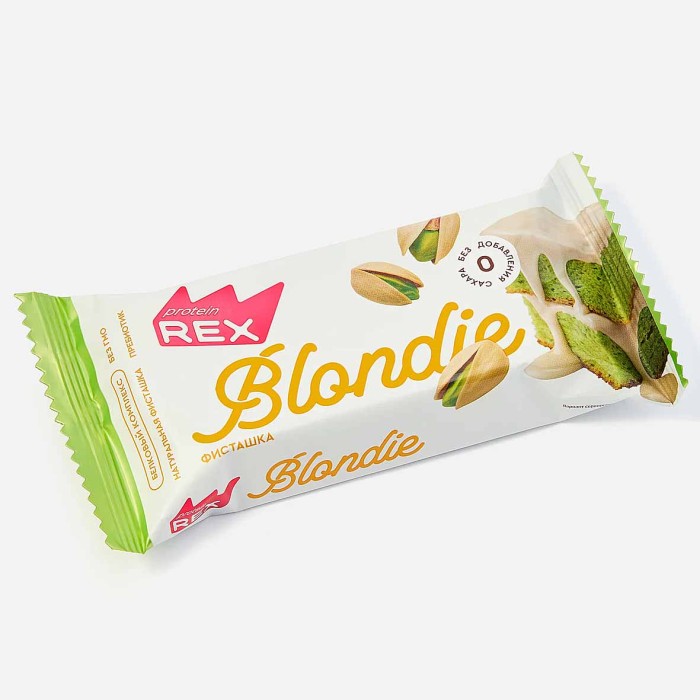 Пирожное протеиновое ProteinRex Blondie Фисташка 50гр м/у