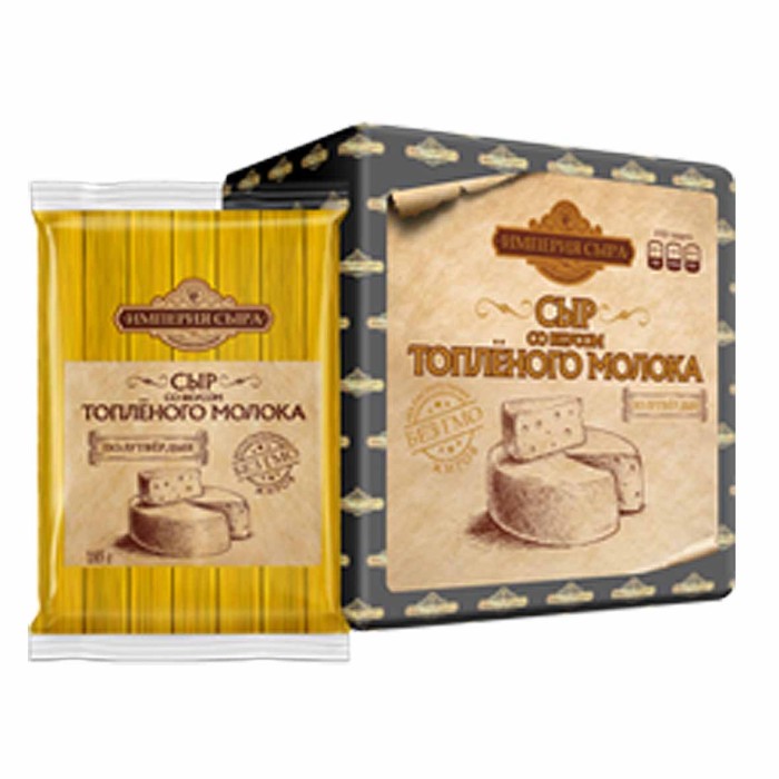 Сыр Империя сыра Со вкусом топленого молока 50%