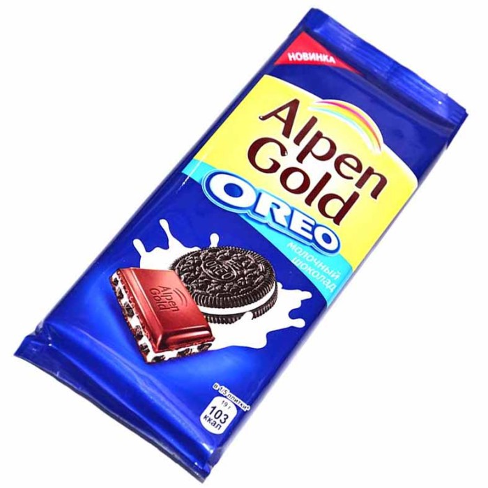 Шоколад Alpen Gold Орео 95гр м/у