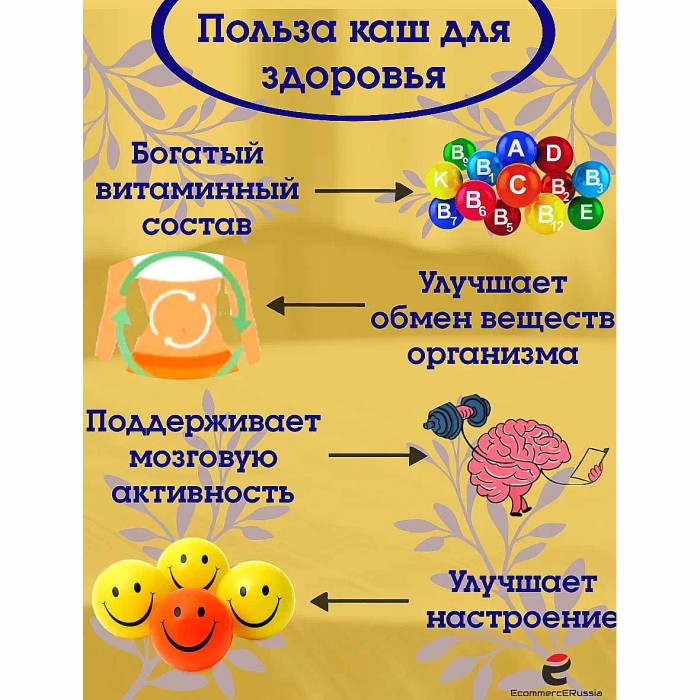 Каша гречневая Relish грибы с жареным луком 35гр м/у