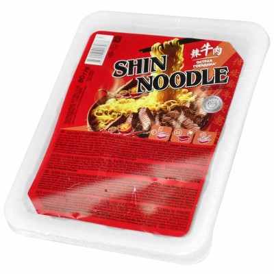 Лапша Shin Noodle с говядиной 80гр пэт
