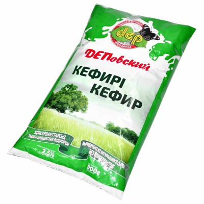Кефир ДЕПовский, 2,5% 900мл ф/п