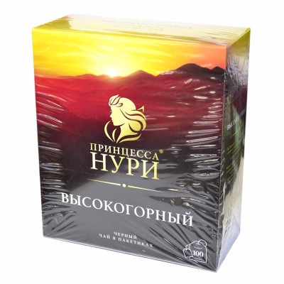 Чай Принцесса Нури Высокогорный черный 100*2гр к/у