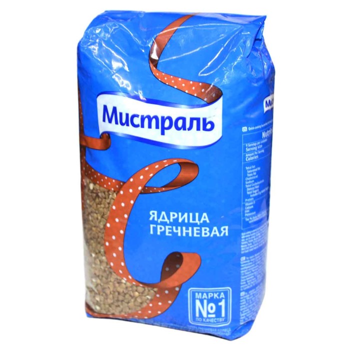 Крупа гречневая Мистраль ядрица 900гр м/у
