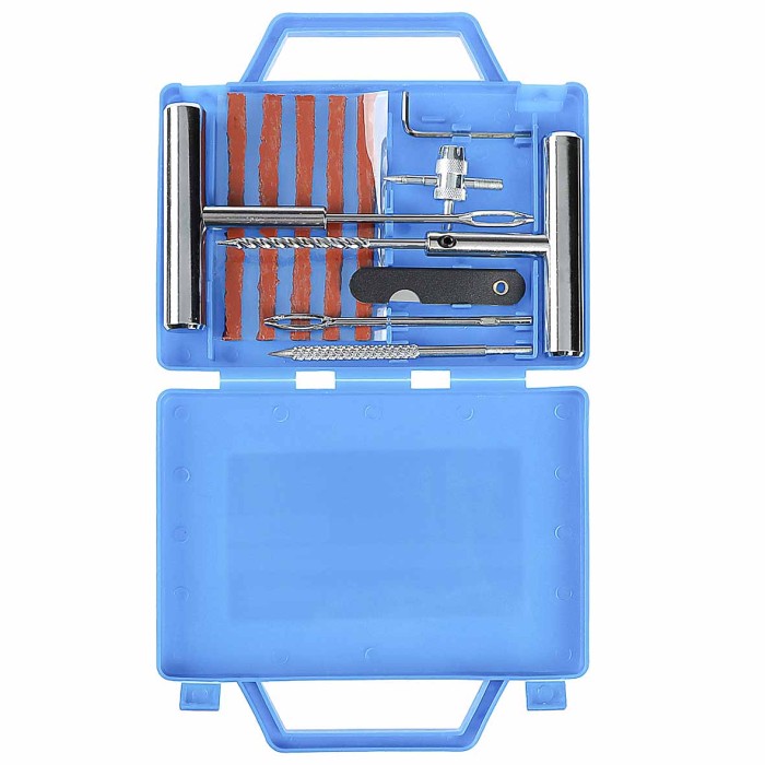 Набор Ермак для ремонта бескамерных шин 12пр в кейсе арт777-010