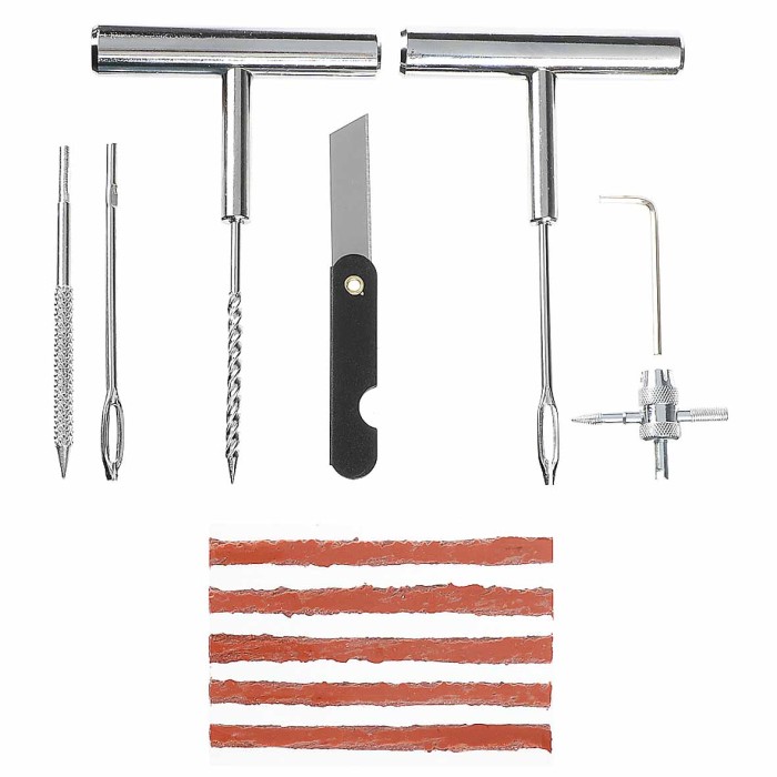 Набор Ермак для ремонта бескамерных шин 12пр в кейсе арт777-010