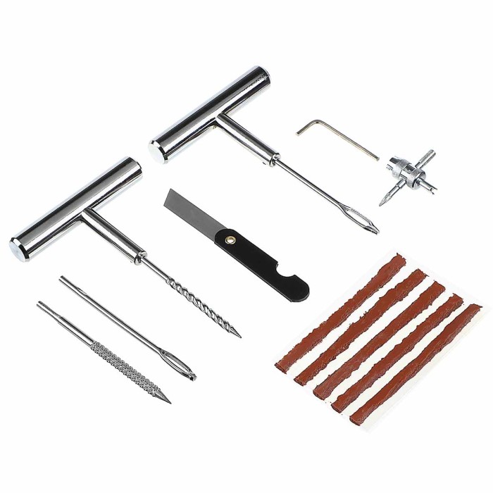 Набор Ермак для ремонта бескамерных шин 12пр в кейсе арт777-010