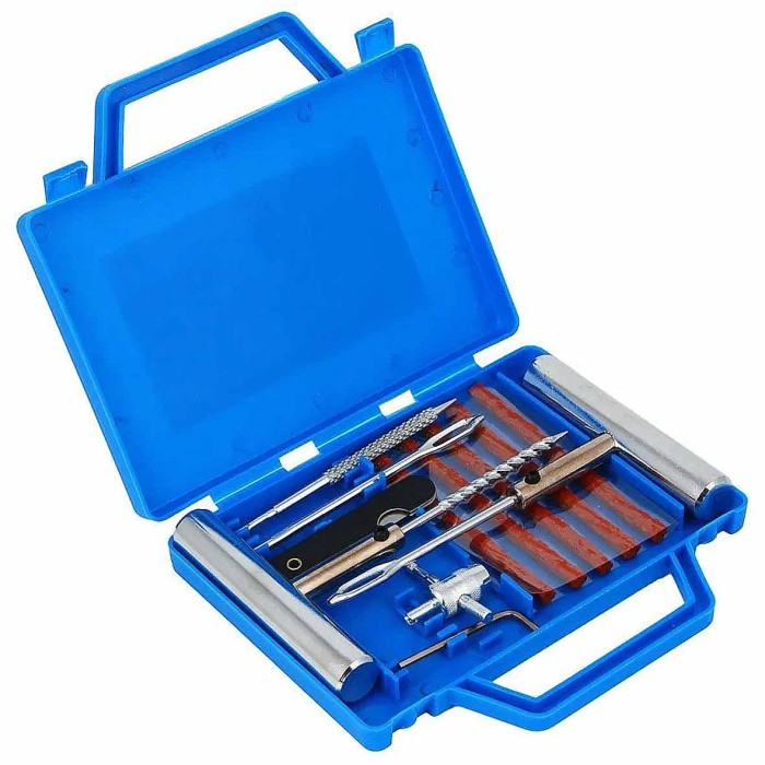 Набор Ермак для ремонта бескамерных шин 12пр в кейсе арт777-010