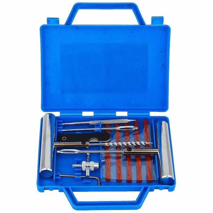 Набор Ермак для ремонта бескамерных шин 12пр в кейсе арт777-010