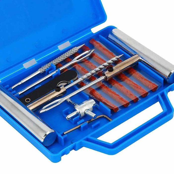 Набор Ермак для ремонта бескамерных шин 12пр в кейсе арт777-010