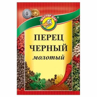 Перец Мастер Дак черный молотый 10гр м/у