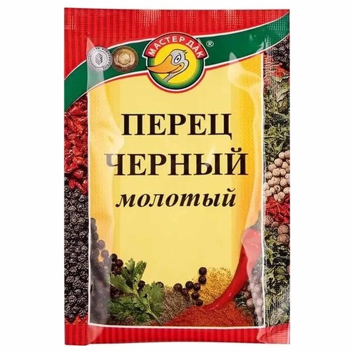 Перец Мастер Дак черный молотый 10гр м/у