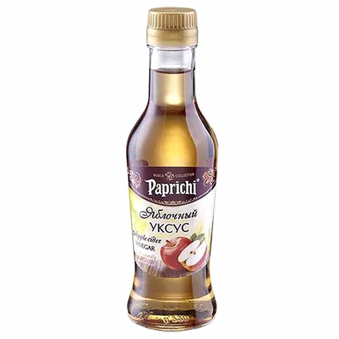 Уксус яблочный Paprichi натуральный 220мл ст/б