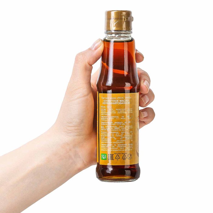 Масло кунжутное Real Tang нераф 150мл ст/б