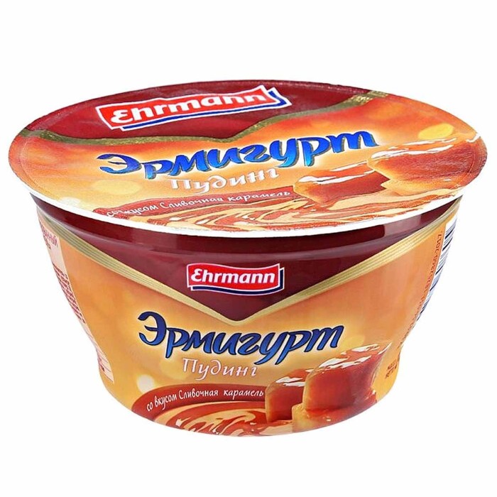 Пудинг Эрмигурт сливочная карамель 3,3% 140гр пэт