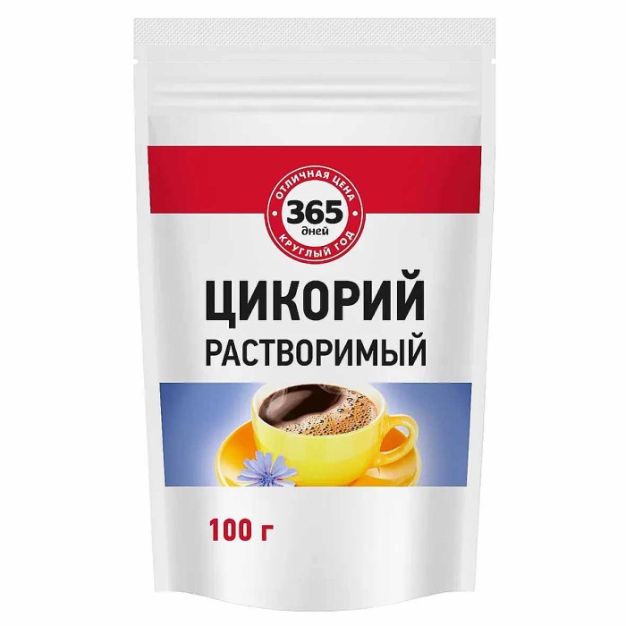 Цикорий 365дней растворимый 100гр м/у