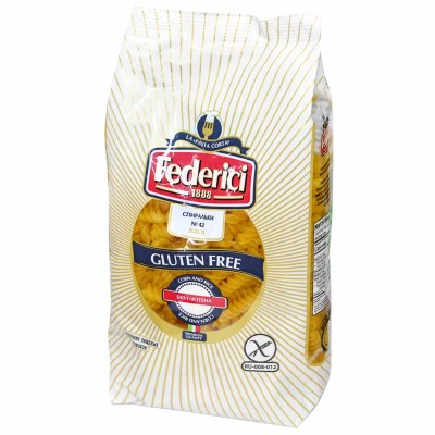 Макароны Federici спиральки №42 без глютена 400гр м/у