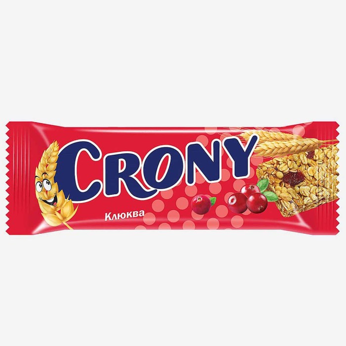 Батончик мюсли Crony клюква 50гр м/у