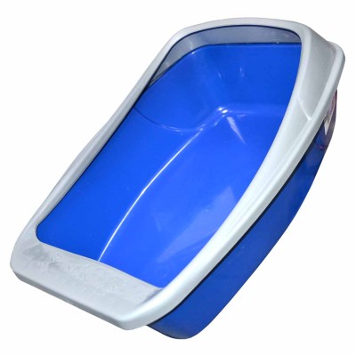 Туалет для кошек Сибирская кошка Евро глубокий с бортиком