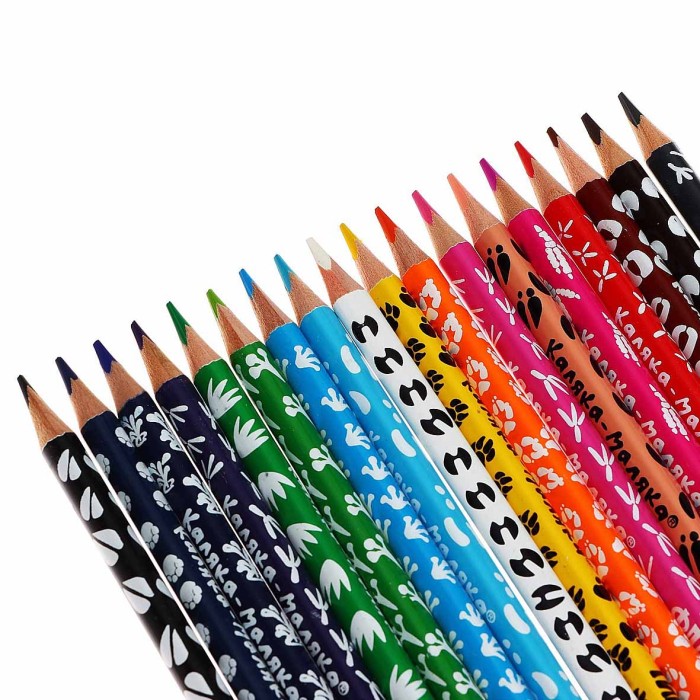 Карандаши цветные Каляка-Маляка Зоопарк 18цв артКТПКМ18