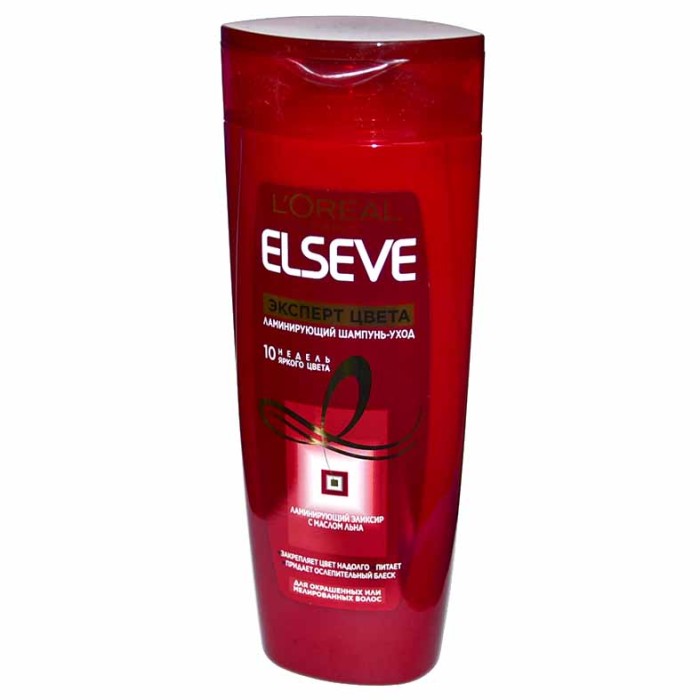 Шампунь для волос Loreal Elseve Эксперт цвета 400мл пэт*