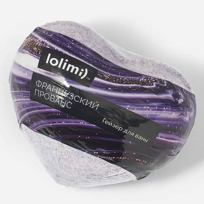 Бомба для ванн Lolimi) Французский прованс сердце 145гр в/у