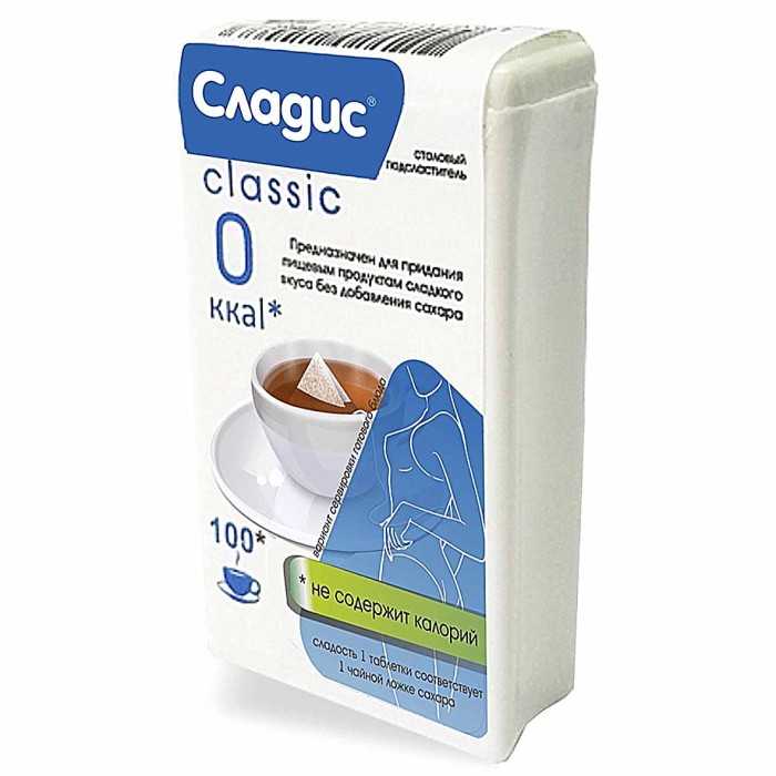 Подсластитель Сладис пищевой 100шт пэт