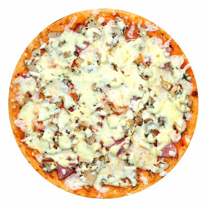 Пицца с ветчиной и грибами 1шт