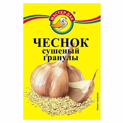 Чеснок Мастер Дак сушеный гранулы 10гр м/у