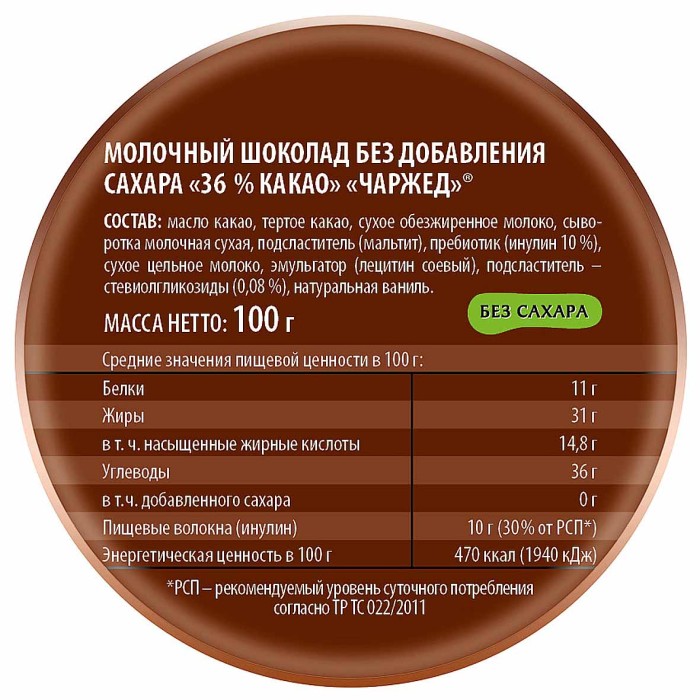 Шоколад Победа Milk Chocolate 100гр м/у